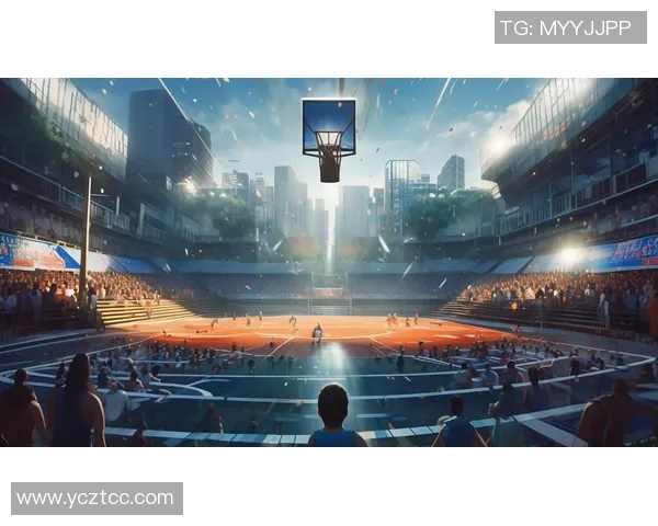 梦幻篮球场上的女明星卡通形象展现活力与魅力